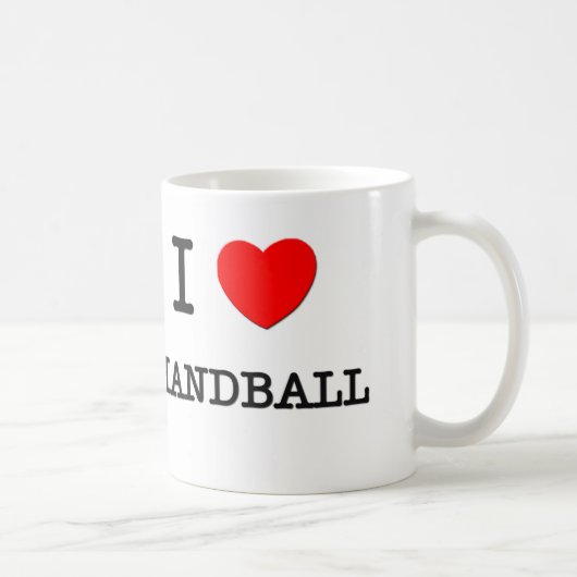 I Love Handball Koffiemok (Rechts)