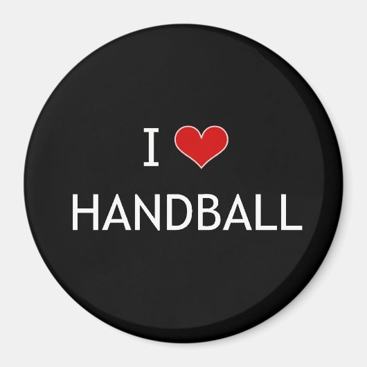 I Love Handball Magneet (Voorkant)