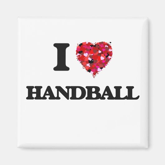 I Love Handball Magneet (Voorkant)
