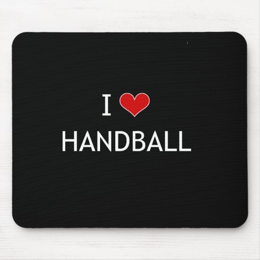 I Love Handball Muismat (Voorkant)