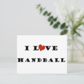 I Love Handball.png Briefkaart (Staand voorkant)