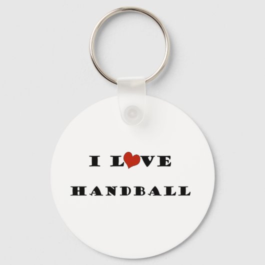 I Love Handball.png Sleutelhanger (Voorkant)