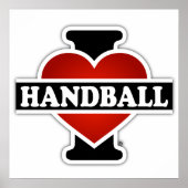 I Love Handball Poster (Voorkant)