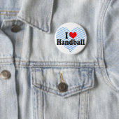 I Love Handball Ronde Button 5,7 Cm (In situ)