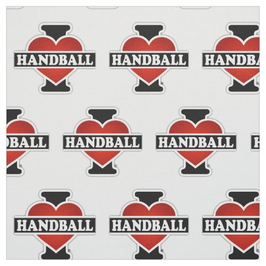 I Love Handball Stof (Swatch)