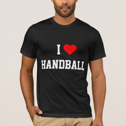 I Love Handball T-shirt (Voorkant)