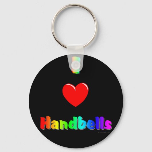 I Love Handbells Sleutelhanger (Voorkant)