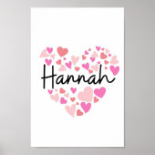I love Hannah Poster (Voorkant)