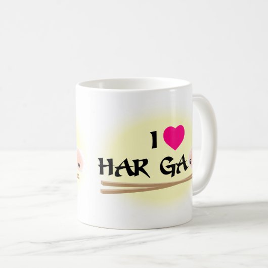 I Love Har Gao (garnalendumpling) Coffee Mok (Voorkant rechts)