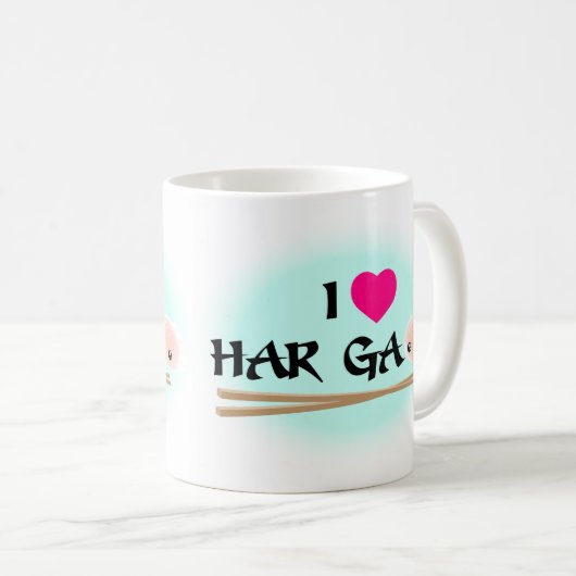 I Love Har Gao (garnalendumpling) Coffee Mok (Voorkant rechts)
