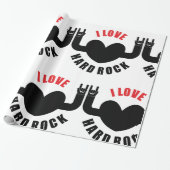 I Love Hard Rock Cadeaupapier (Uitgerold)