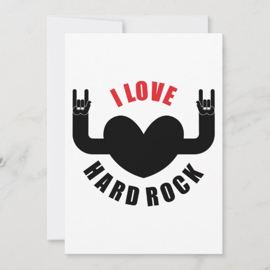 I Love Hard Rock Kaart (Voorkant)