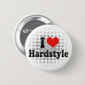 I Love Hardstyle Ronde Button 5,7 Cm (Voorkant /achterkant)
