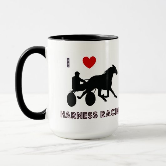 I Love Harness Racing Mok (Links)