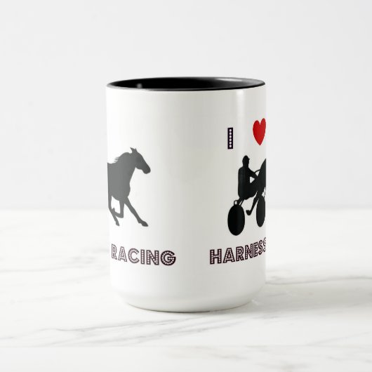 I Love Harness Racing Mok (Midden)