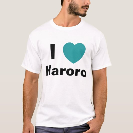 I Love HaroroT Shirt (Voorkant)