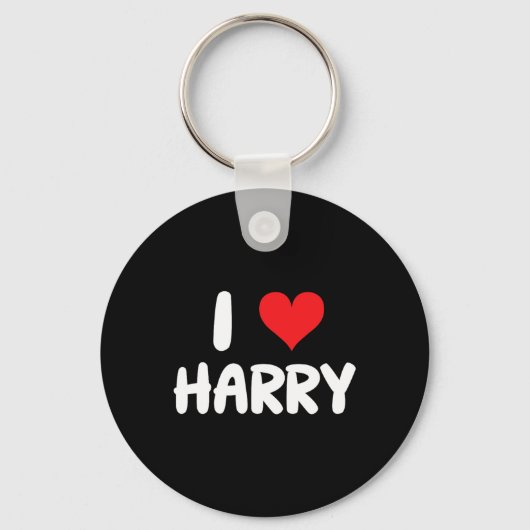 I Love Harry - Heart - Name Sleutelhanger (Voorkant)