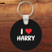I Love Harry - Heart - Name Sleutelhanger (Voorkant)