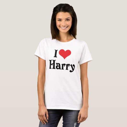 I Love Harry T-shirt (Voorkant volledig)