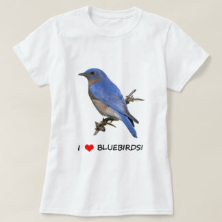 I Love (hart) Bluebird T-shirt