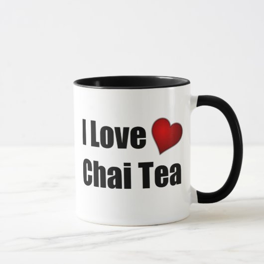 I Love (hart) Chai Tea - Tea Mok (Rechts)