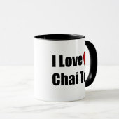 I Love (hart) Chai Tea - Tea Mok (Voorkant rechts)