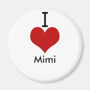 I Love (hart) Mimi Magneet