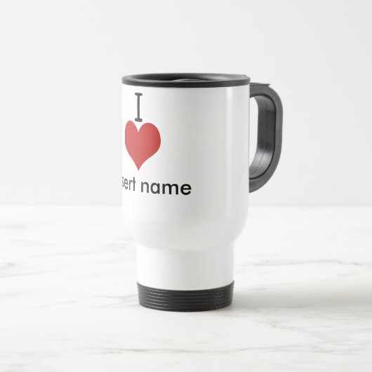 I Love (hart) Reisbeker (Voorkant rechts)
