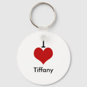 I Love (hart) Tiffany Sleutelhanger (Voorkant)
