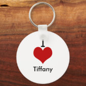 I Love (hart) Tiffany Sleutelhanger (Voorkant)
