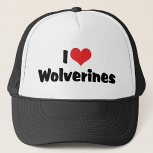 I Love Hart Wolverines Trucker Pet