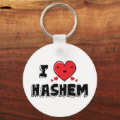 I Love Hashem Sleutelhanger (Voorkant)