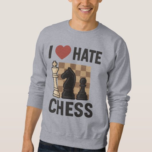 I Love-Hate Chess sweatshirt (Voorkant)