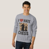 I Love-Hate Chess sweatshirt (Voorkant volledig)