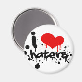 I Love Haters Magneet (Voorkant / Achterkant)