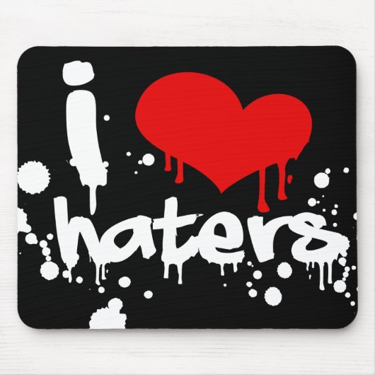 I Love Haters Muismat (Voorkant)