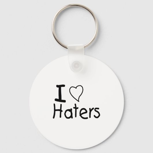 I Love Haters Sleutelhanger (Voorkant)