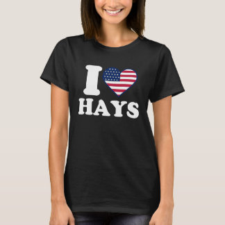 I love Hays I heart Hays T-shirt