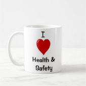 I Love Health & Safety Kantoor Mok (Links)