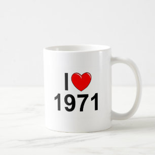 I Love (Heart) 1971 Koffiemok