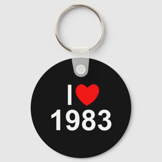 I Love (Heart) 1983 Sleutelhanger (Voorkant)