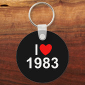 I Love (Heart) 1983 Sleutelhanger (Voorkant)