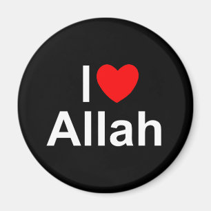I Love (Heart) Allah Magneet