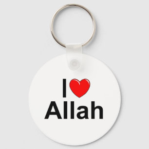 I Love (Heart) Allah Sleutelhanger