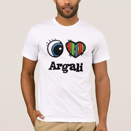 I Love (Heart) Argali T-shirt (Voorkant)