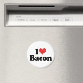 I Love Heart Bacon - Baconliefhebber Magneet (Insitu (Vaatwasser))