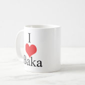 I Love (Heart) Baka Koffiemok (Voorkant links)