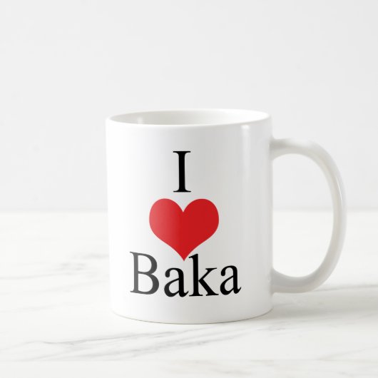 I Love (Heart) Baka Koffiemok (Rechts)