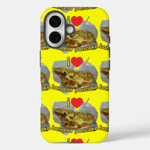 I Love (Heart) Banana Pancake ... Thai Street Food iPhone 16 Hoesje