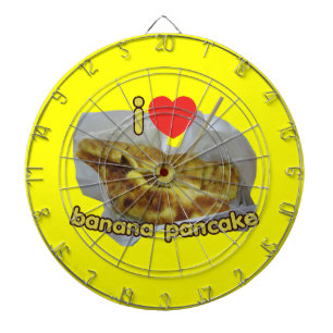 I Love (Heart) Banana Pancake ... Thai Street Food Dartbord